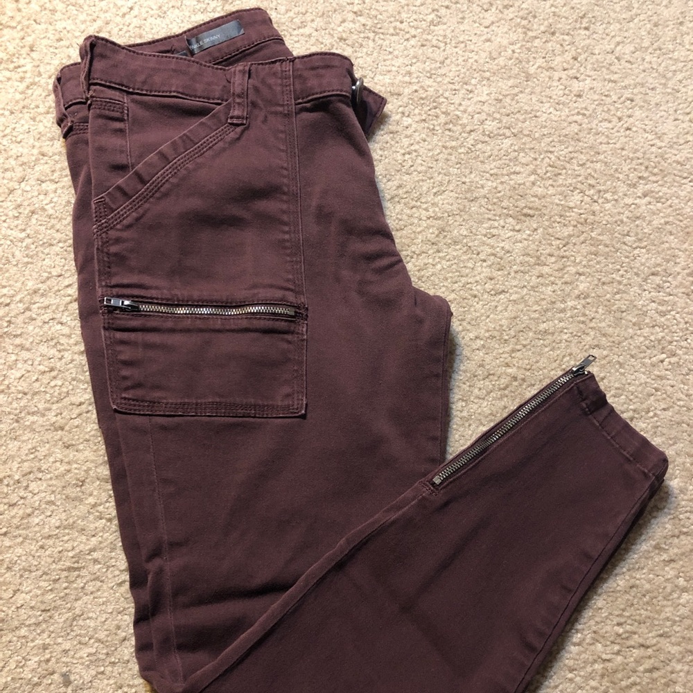 Kut From The Kloth Zipper Detail Cargo Skinny Pant